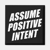 Aimant Le Mantra Message D'Affirmation Suppose Une Intent (Devant)