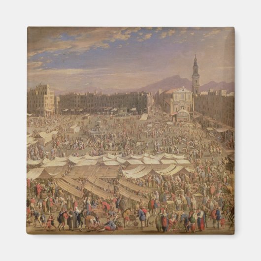 Aimant Le marché de Naples (Devant)