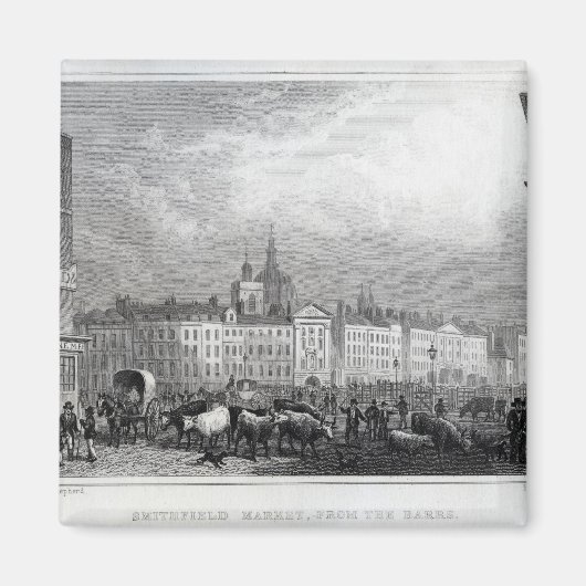 Aimant Le marché de Smithfield de la Barre (Devant)