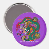 Aimant Le Mardi Gras Dragon V-2 (Recto/Verso)