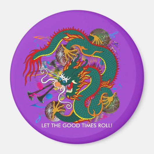 Aimant Le Mardi Gras Dragon V-2 (Devant)