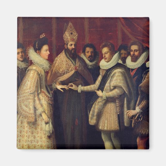 Aimant Le mariage de Catherine de Medici (Devant)
