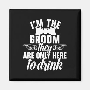 Aimant Le Mariage de la partie Fournitures Bachelor Groom