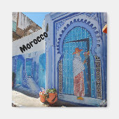 Aimant Le Maroc chefchaouen cadeau (Devant)