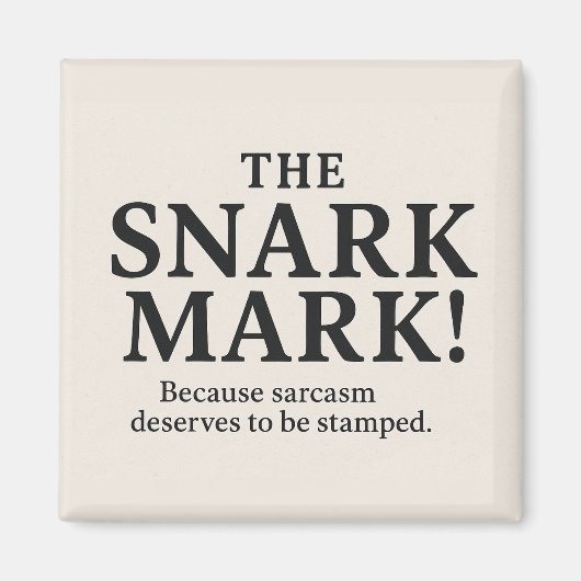 AIMANT LE MARQUE SNARK ! (Devant)