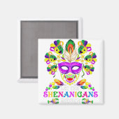 Aimant Le Masque À Lèvres Perles Laisser Les Shenanigans  (Recto/Verso)
