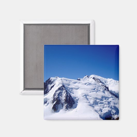 Aimant Le massif du Mont Blanc. (Recto/Verso)