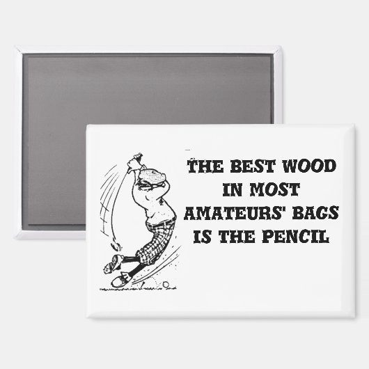 Aimant "Le meilleur bois" (Recto/Verso)