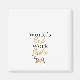Aimant Le Meilleur Coworker Du Monde Graphique