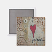 Aimant Le meilleur miroir de Nancy Lefko (Recto/Verso)