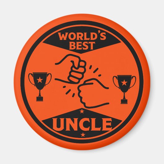 Aimant Le meilleur oncle du monde (Devant)