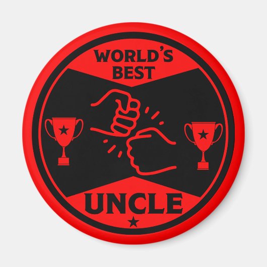 Aimant Le meilleur oncle du monde (Devant)