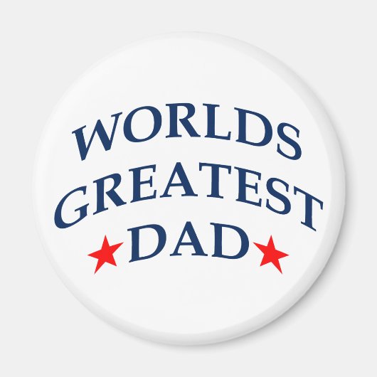 Aimant Le meilleur papa du monde (Devant)