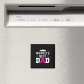 Aimant Le meilleur papa du monde (In Situ (Lave-vaisselle))