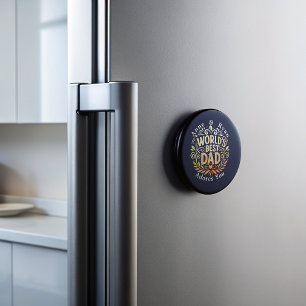 Aimant Le meilleur papa du monde personnalisé