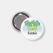 Aimant Le meilleur soldat du monde (Recto/Verso)