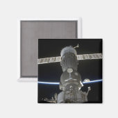 Aimant Le membre de la Terre croise un vaisseau Soyouz (Recto/Verso)