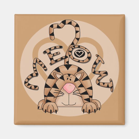 Aimant Le miaou de chat (Devant)