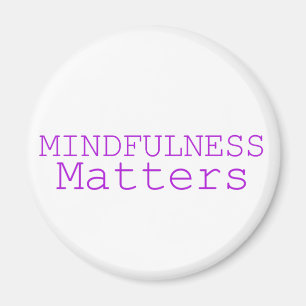 Aimant Le Mindfulness importe pourpre
