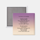 Aimant Le miracle de l'amitié (Recto/Verso)