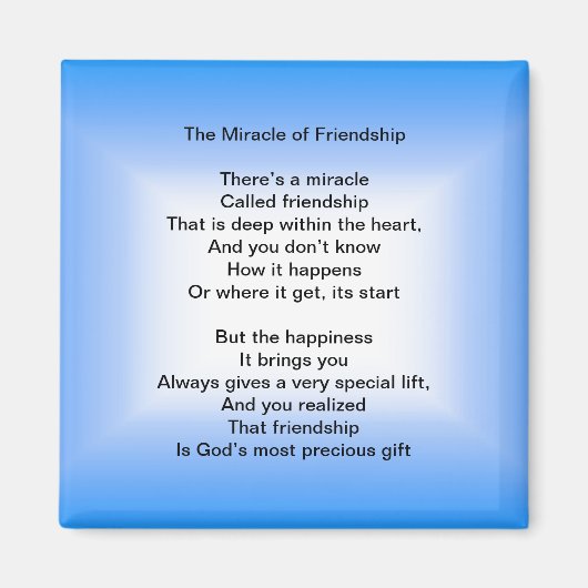 Aimant Le miracle de l'amitié (Devant)