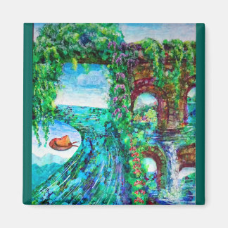 Aimant Le monde, chaque a fleuri マ à pied グ