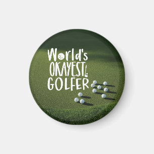 Aimant Le monde du golf approuve la phrase drôle du golfe