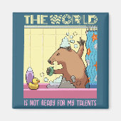 Aimant Le monde n'est pas prêt à chanter la marmotte (Devant)