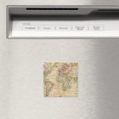 Aimant Le monde sur la projection de Mercator (In Situ (Lave-vaisselle))