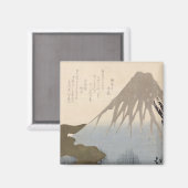 Aimant Le Mont Fuji sous la neige (Recto/Verso)