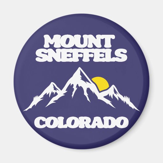 Aimant Le mont Sneffels Colorado (Devant)