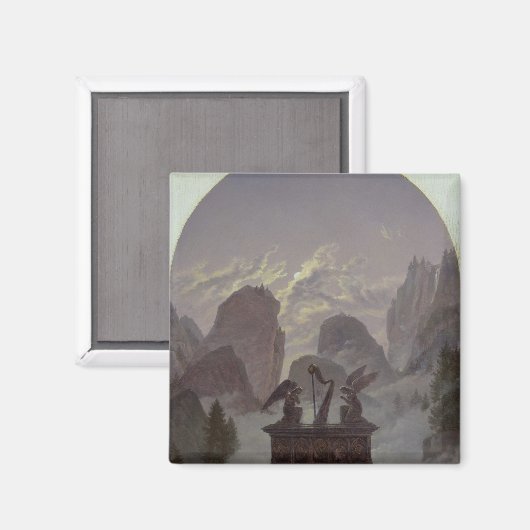 Aimant Le monument de Goethe (Recto/Verso)