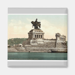 Aimant Le monument de William d'empereur, Coblence, le