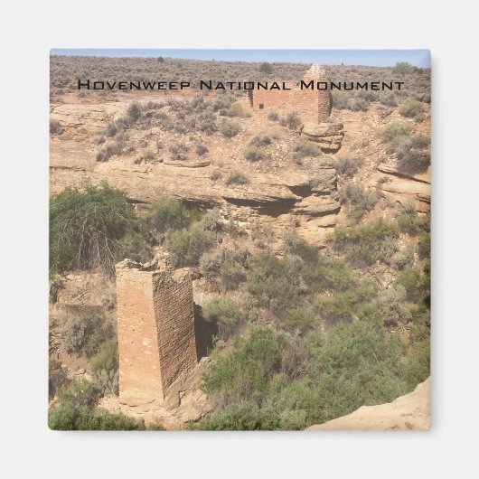 Aimant Le monument national de Hovenweep (Devant)