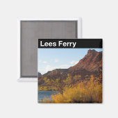 Aimant Le monument national de Lees Ferry (Recto/Verso)