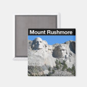 Aimant Le Monument National du Mont Rushmore (Recto/Verso)