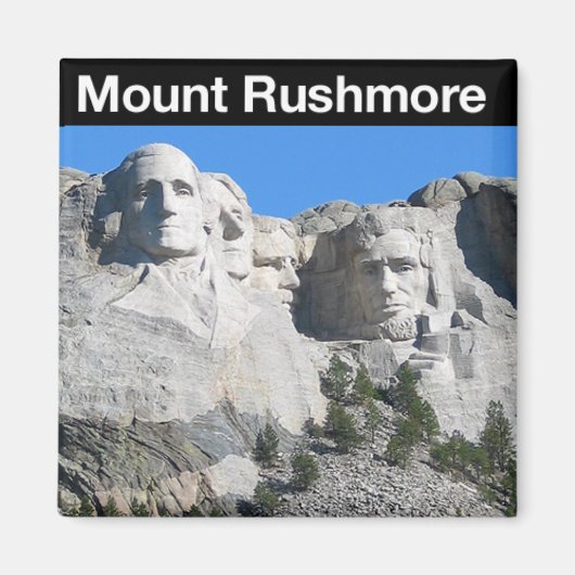 Aimant Le Monument National du Mont Rushmore (Devant)