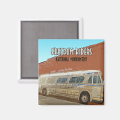 Aimant Le monument national Freedom Riders Alabama (Recto/Verso)