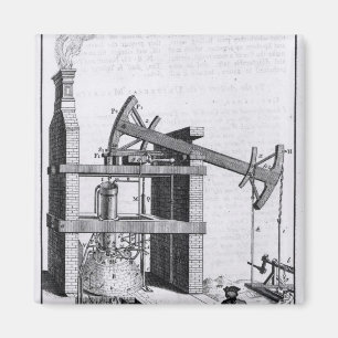 Aimant Le moteur pour lever l'eau par le feu