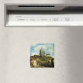 Aimant Le Moulin de la Galette par Vincent van Gogh (In Situ (Lave-vaisselle))