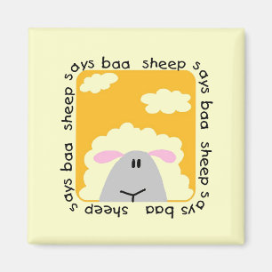 Aimant Le mouton indique des T-shirts et des cadeaux de b