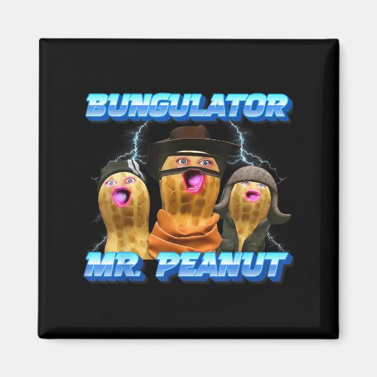 Aimant Le Mr. Peanut Bungulator au peanut brûlé Funny Goo (Devant)