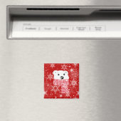 Aimant Le museau d'un ours polaire, Noël (In Situ (Lave-vaisselle))