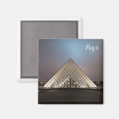 Aimant Le musée Paris Louvre (Recto/Verso)