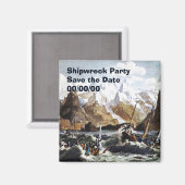 Aimant Le naufrage du Yawl de l'Astrolabe sauve la date (Recto/Verso)