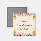 Aimant Le New Grandparents Est. 2020 (Recto/Verso)