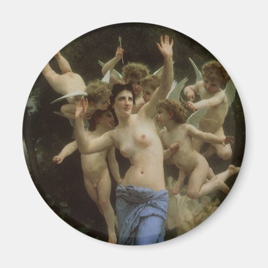 Aimant Le Nid de Guêpes par William Adolphe Bouguereau (Devant)