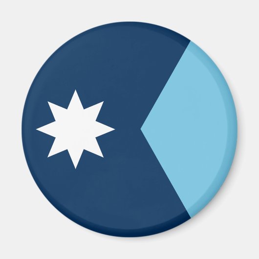 Aimant Le nouveau drapeau de l'État du Minnesota (Devant)