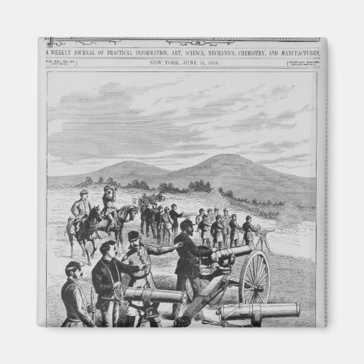 Aimant Le nouveau modèle Gatling Gun (Devant)