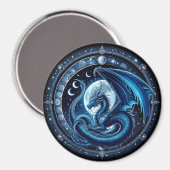 Aimant Le Nouvel An lunaire chinois mystique du Dragon 20 (Recto/Verso)